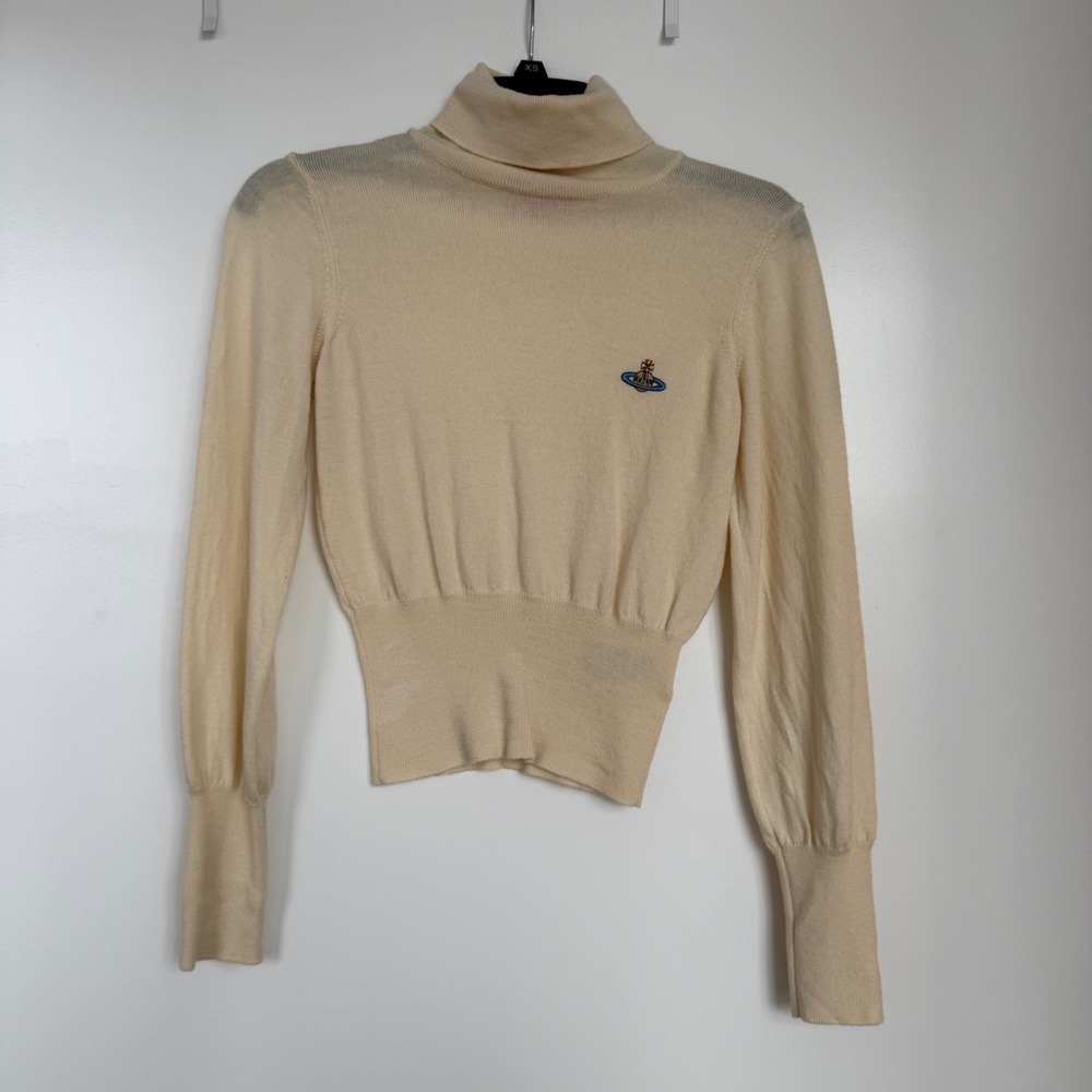 Vivienne Westwood Cropped Turtleneck Sweater